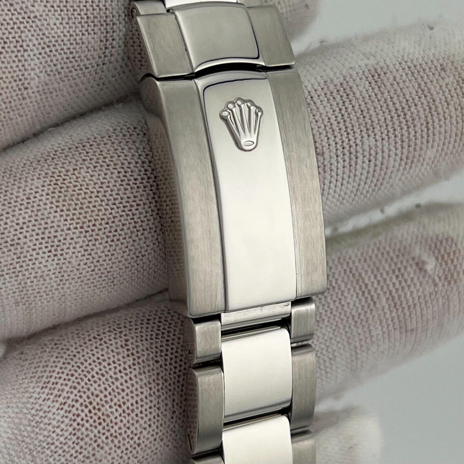 Rolex Date 115234 Tahitian MOP Diamond Dial 18K Gold Bezel Stainless Box Papers 1