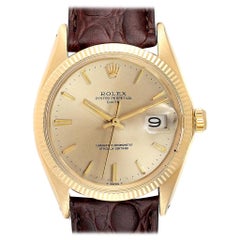 Rolex Date 14 Karat Yellow Gold Automatic Vintage Men's Watch 1503