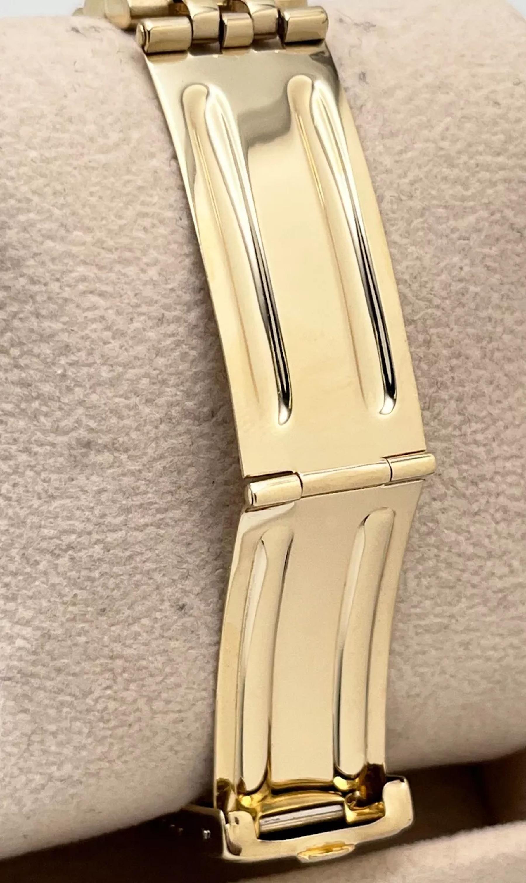 Rolex Date 14K Yellow Gold 1503 34mm Champagne Dial Jubilee Band 2