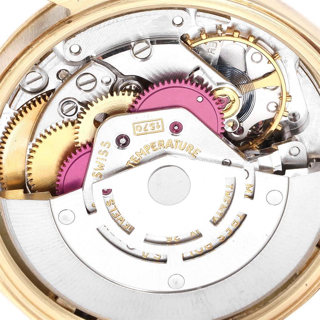 Rolex Date 14 Karat Yellow Gold Automatic Vintage Men's Watch 1503 For Sale 5