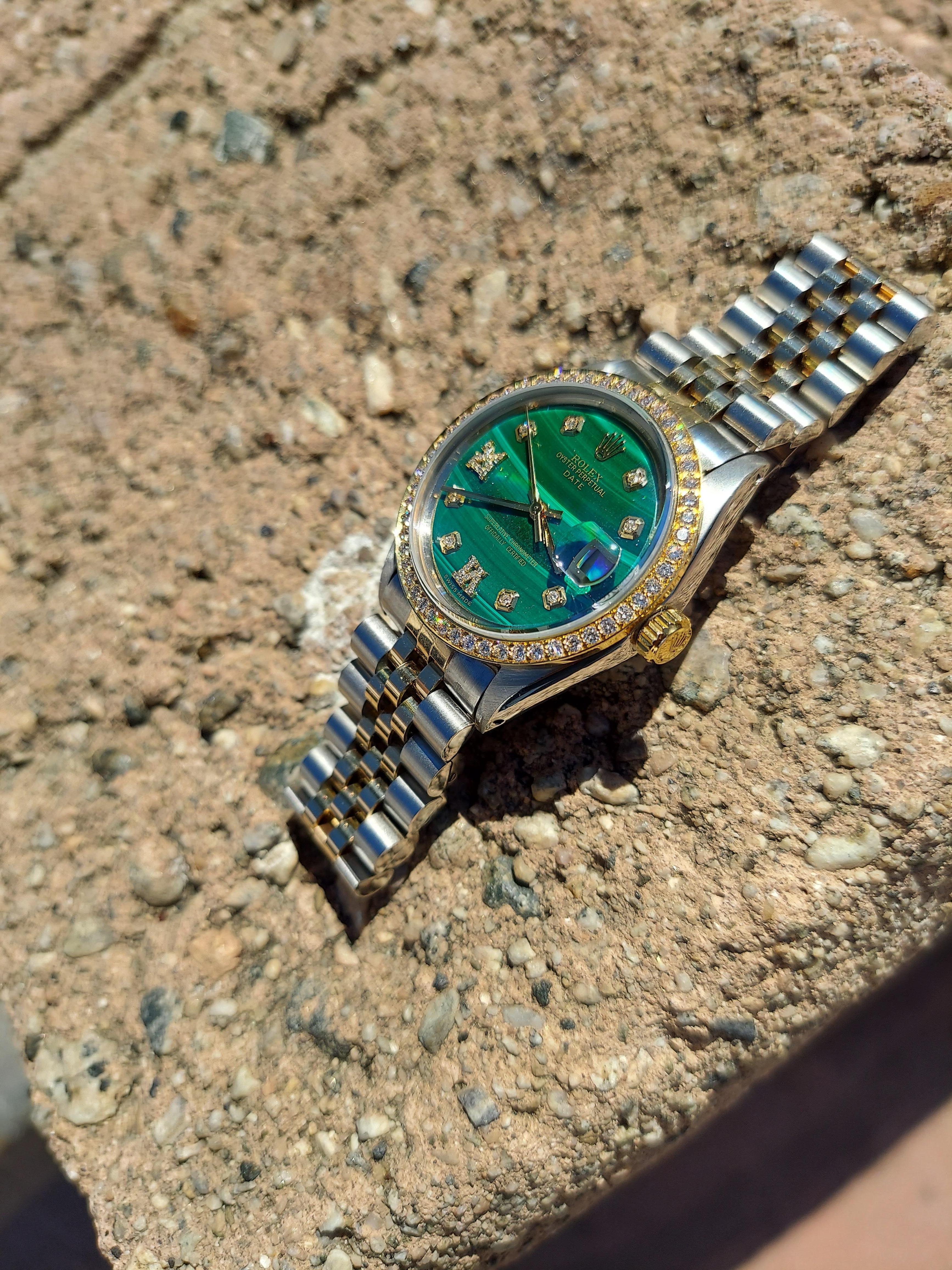 malachite rolex