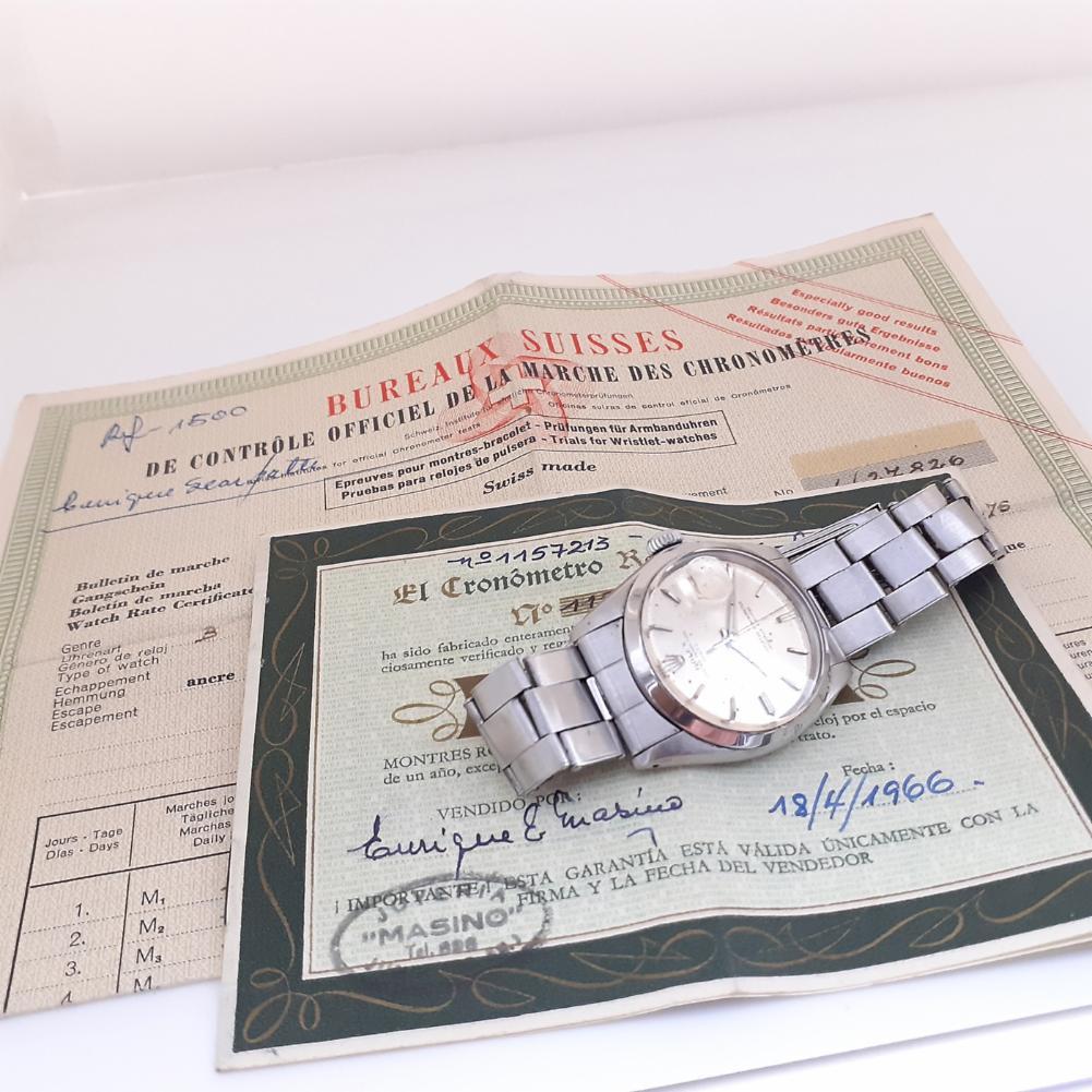 Rolex Date Reference #: 1500. Mens Automatic Self Wind Watch Stainless Steel Silver 0 MM. Verified and Certified by WatchFacts. 1 year warranty offered by WatchFacts.
