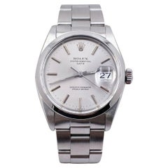 Vintage Rolex Date 1500 Silver Dial Stainless Steel