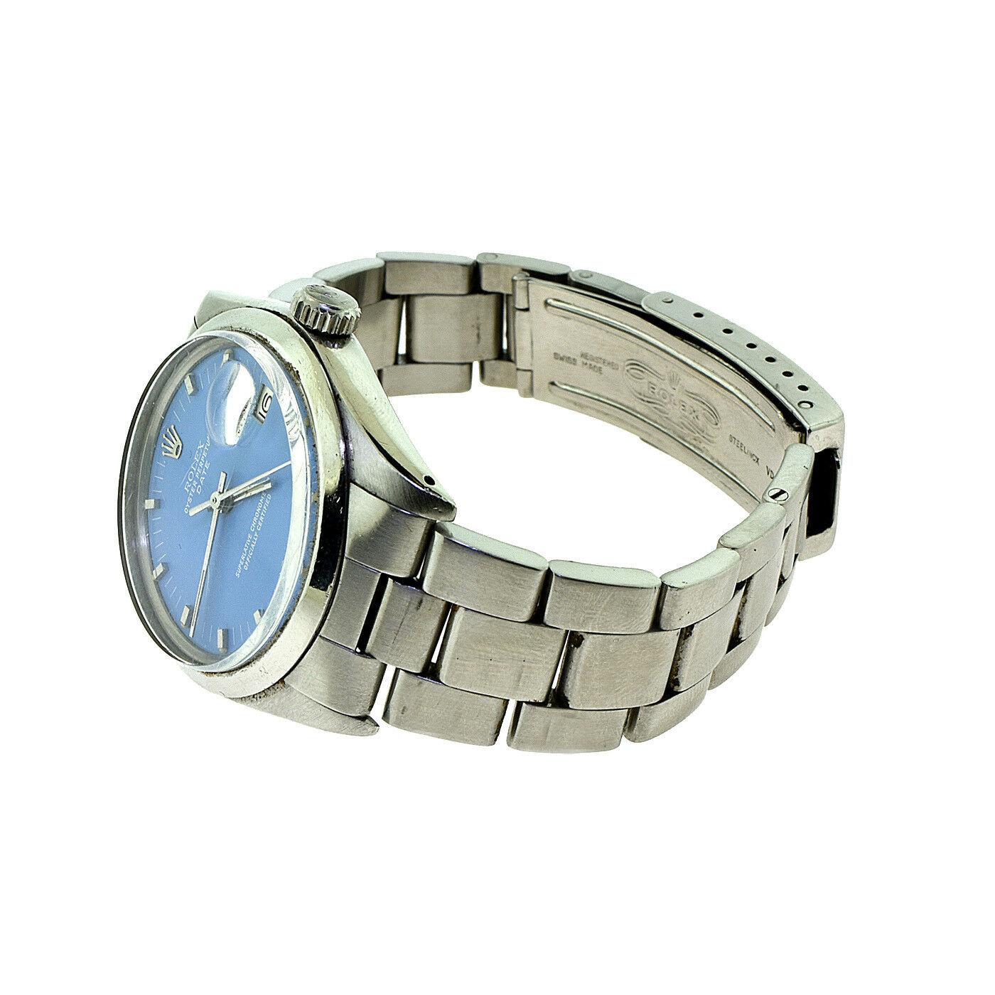 rolex light blue