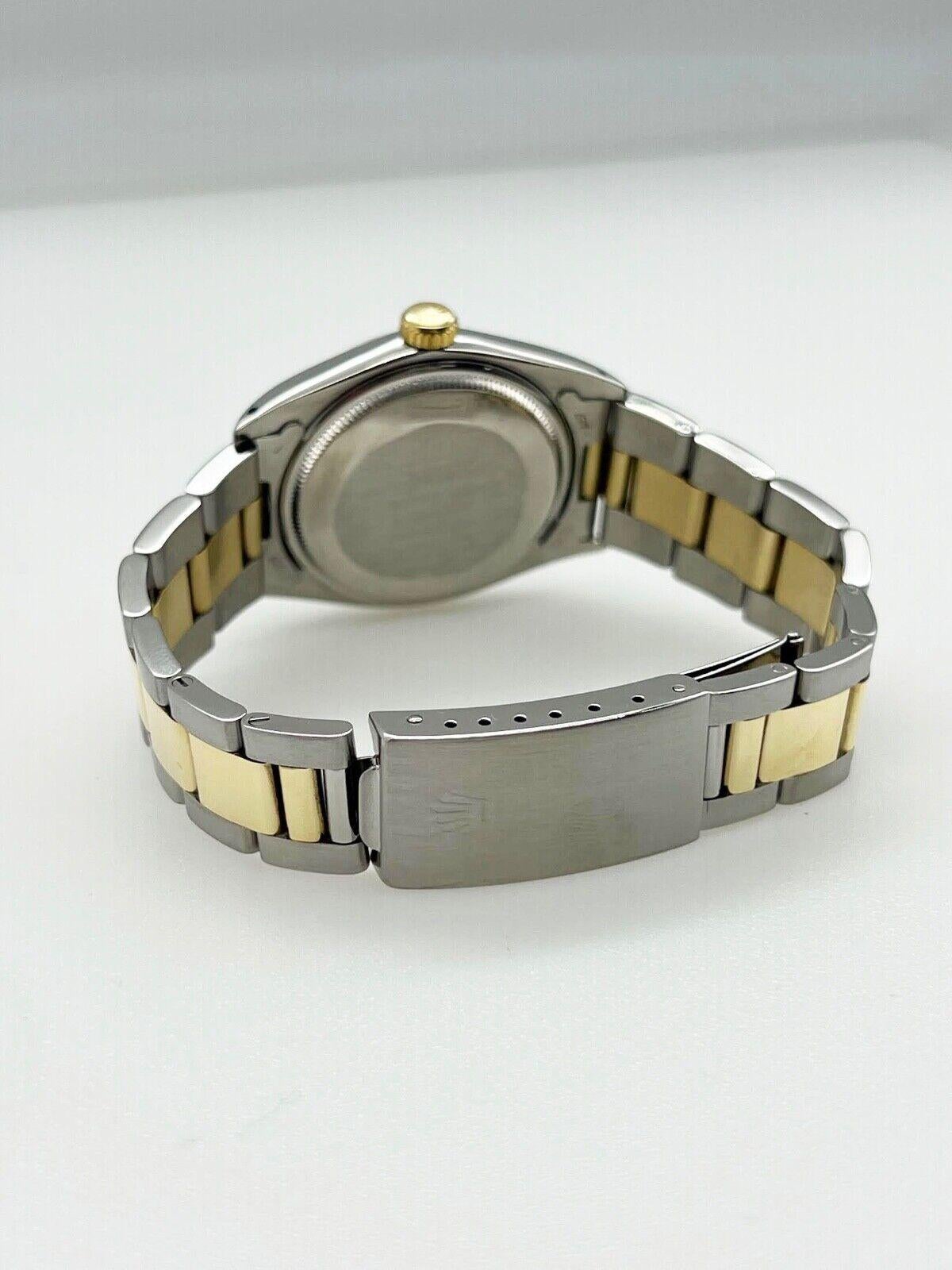 Rolex Date 1500 Vintage 1964 14K Gelbgold Edelstahl für Damen oder Herren