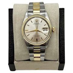 Rolex Date 1500 Vintage 1964 14K Gelbgold Edelstahl