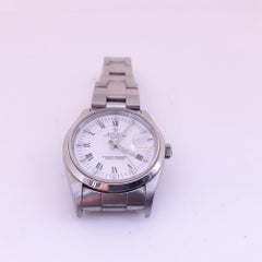 Rolex Date 15000, White Dial, Certified and Warranty
