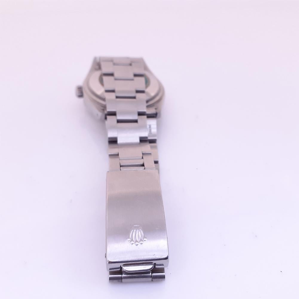 Contemporary Rolex Date 15000, White Dial, Certified and Warranty