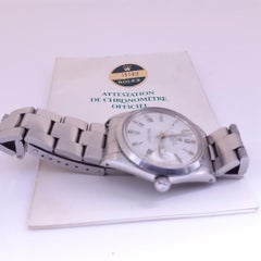 Rolex Date 15000, White Dial, Certified and Warranty