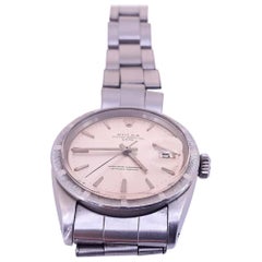 Rolex Date 1501, Silver Dial, Certified and Warranty