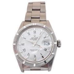 Rolex Date 1501, White Dial, Certified and Warranty