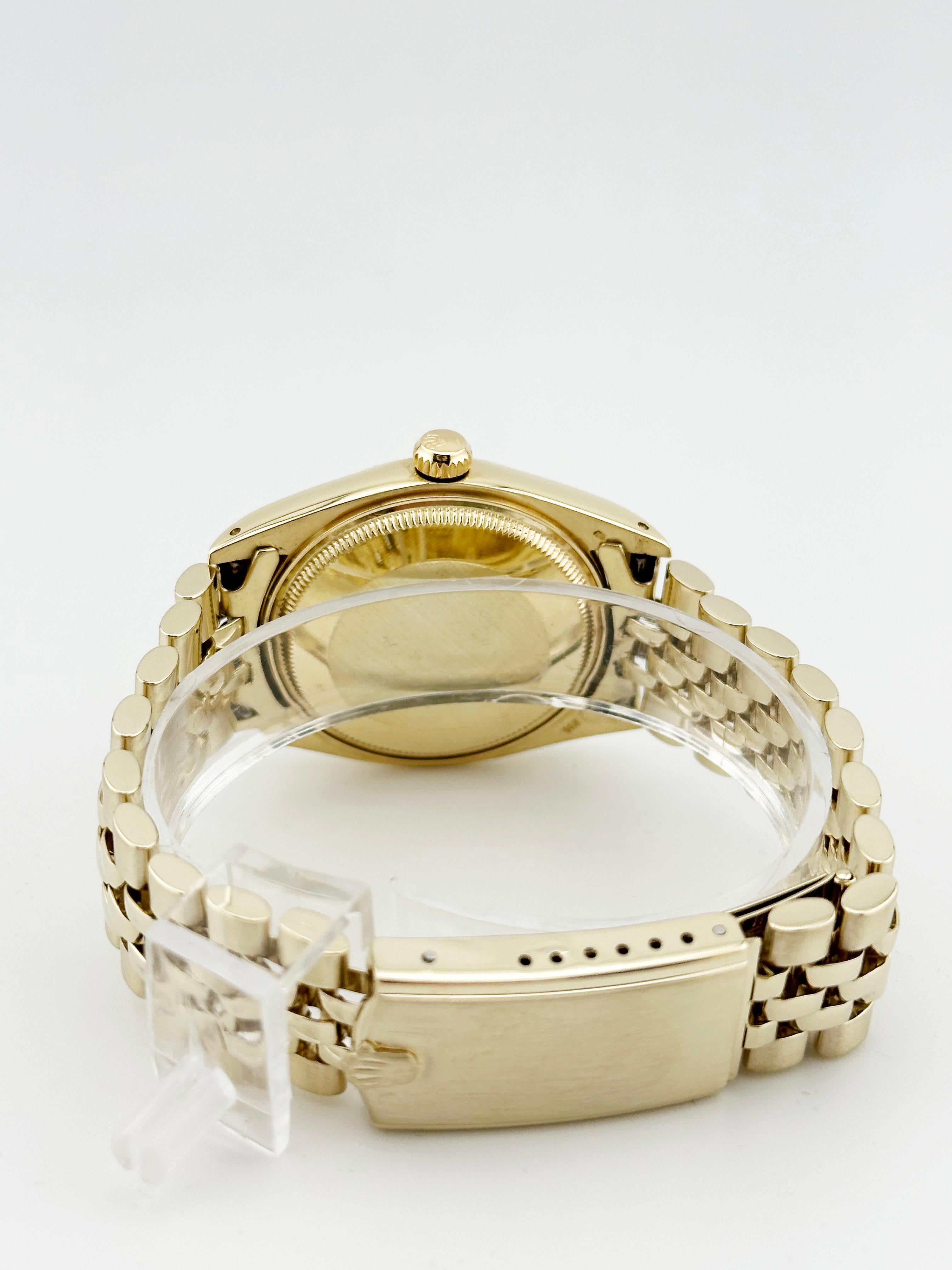 Rolex Date 1503 14K Yellow Gold Jubilee Band 34mm 3