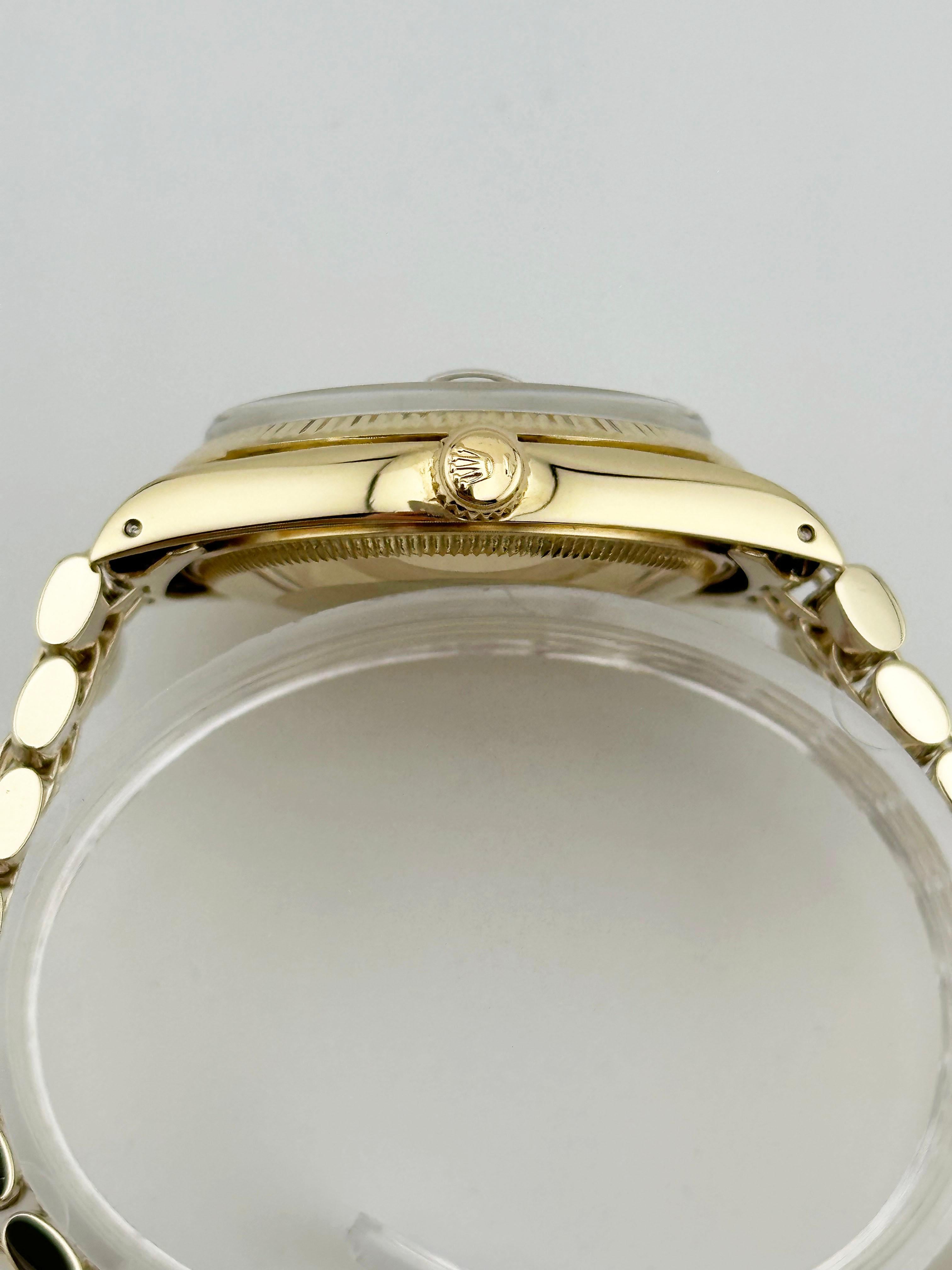 Rolex Date 1503 14K Yellow Gold Jubilee Band 34mm 4
