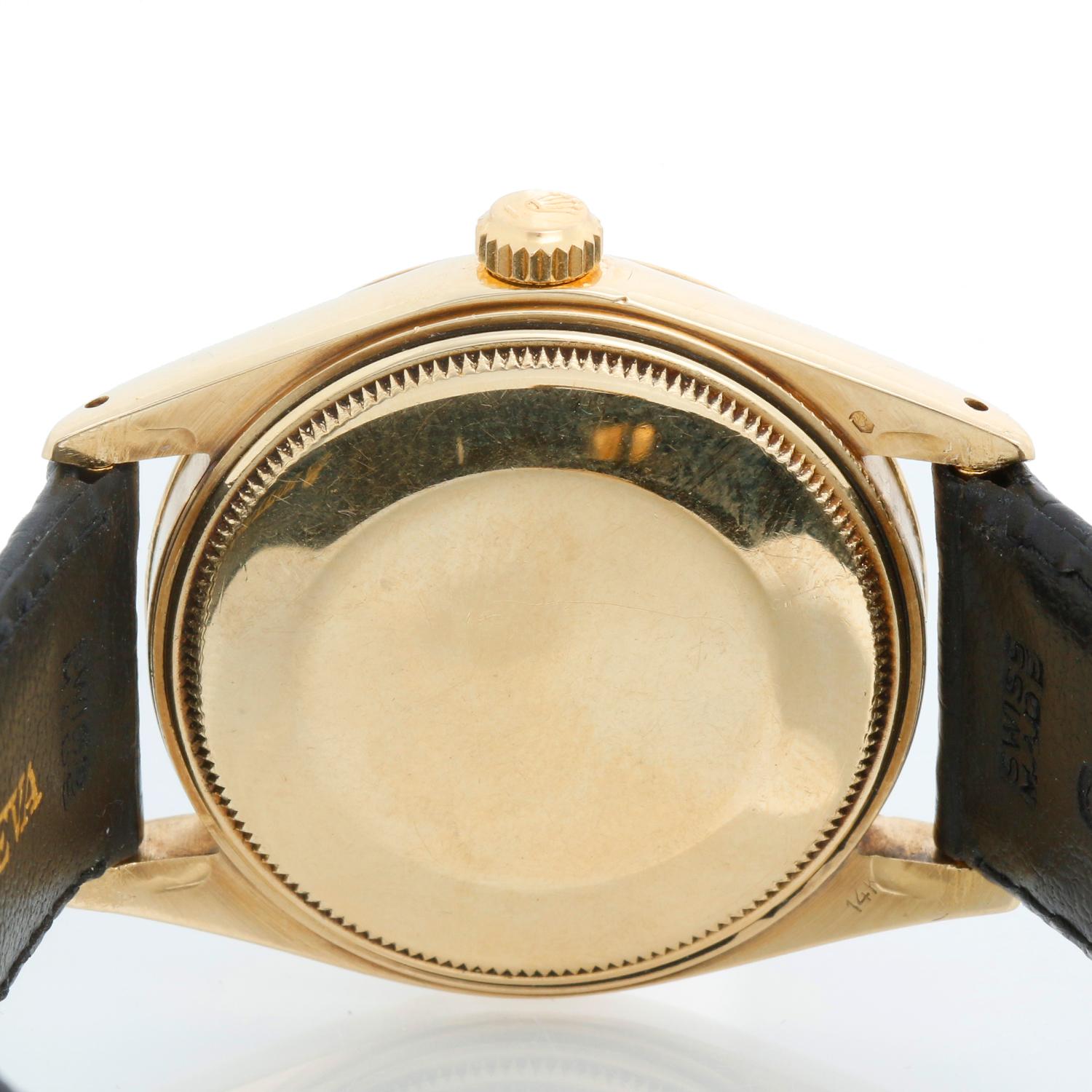 Rolex Date 1503 Men's Yellow Gold Sigma Dial Watch For Sale 2