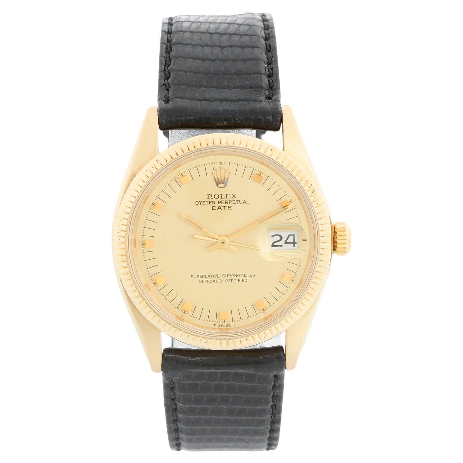 Rolex Date 1503 Men's Yellow Gold Sigma Dial Watch