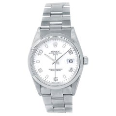 Rolex Date 15200, White Dial, Certified and Warranty