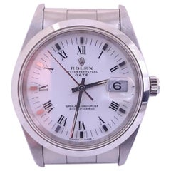Rolex Date 15200, White Dial, Certified and Warranty