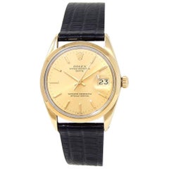 Vintage Rolex Date 1550, Champagne Dial, Certified and Warranty