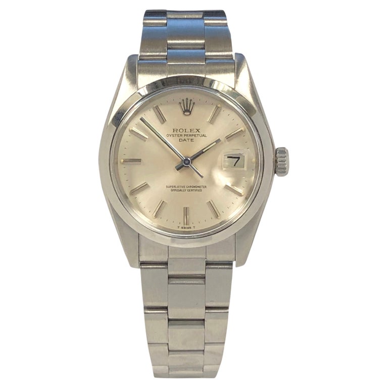 Rolex Date 1970s Steel Self Winding Wrist Watch at 1stDibs | are rolex self  winding, أسعار ساعات rolex القديمة, ساعات رولكس قديمه