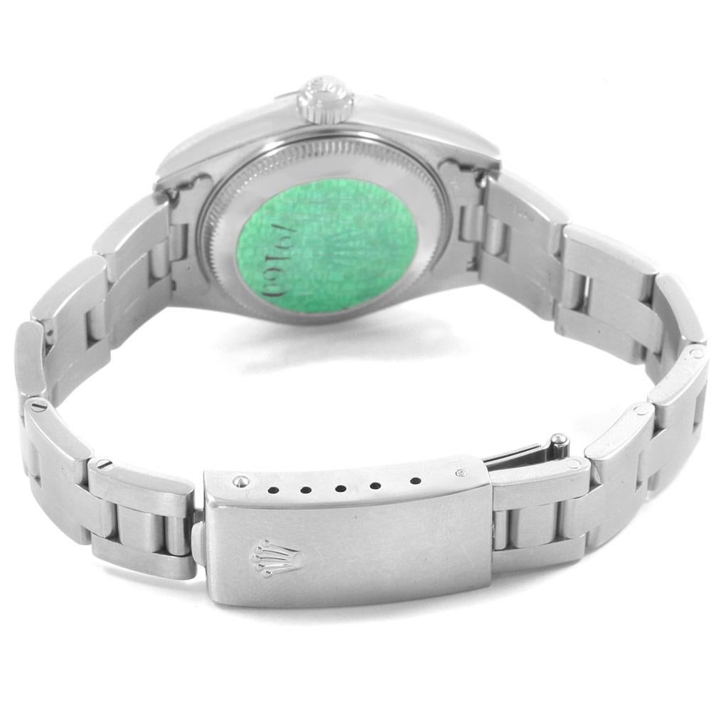 Rolex Date 26 Blue Dial Oyster Bracelet Ladies Watch 79160 7