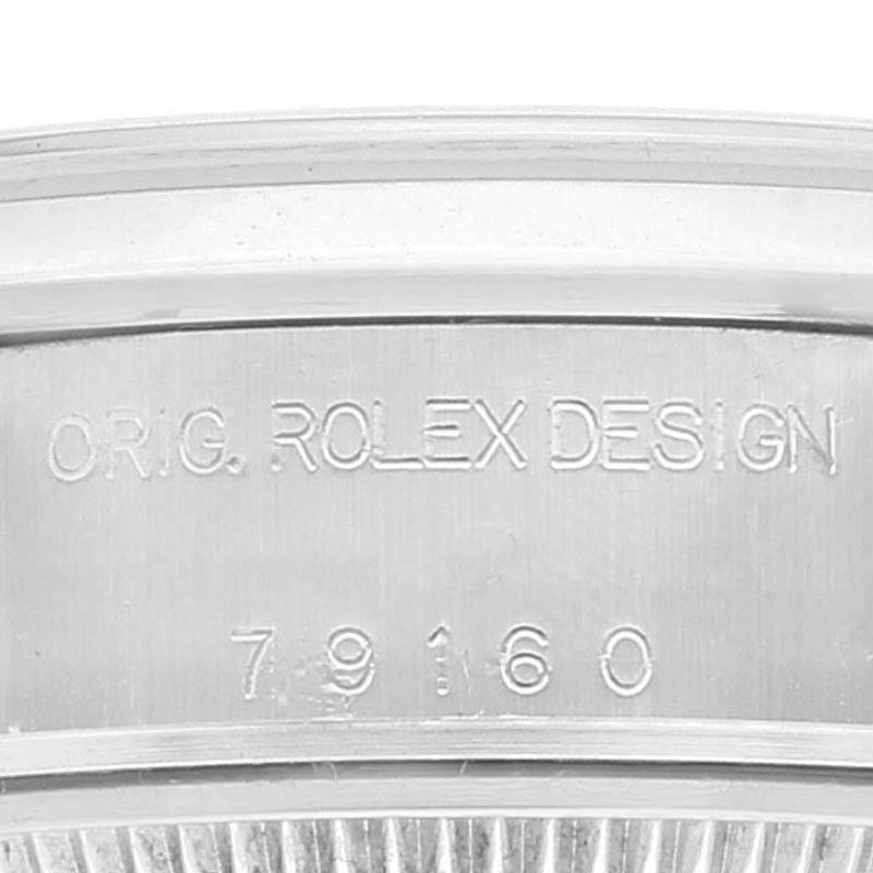 Rolex Date 26 Salmon Dial Domed Bezel Steel Ladies Watch 79160 3