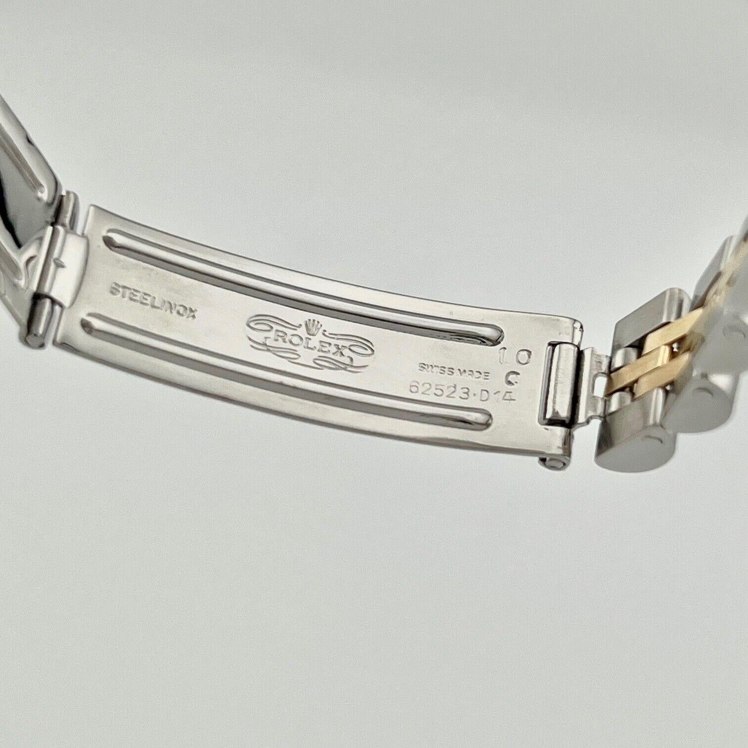 Rolex Date 6916 Champagner-Zifferblatt 14K Gelbgold Edelstahl 4