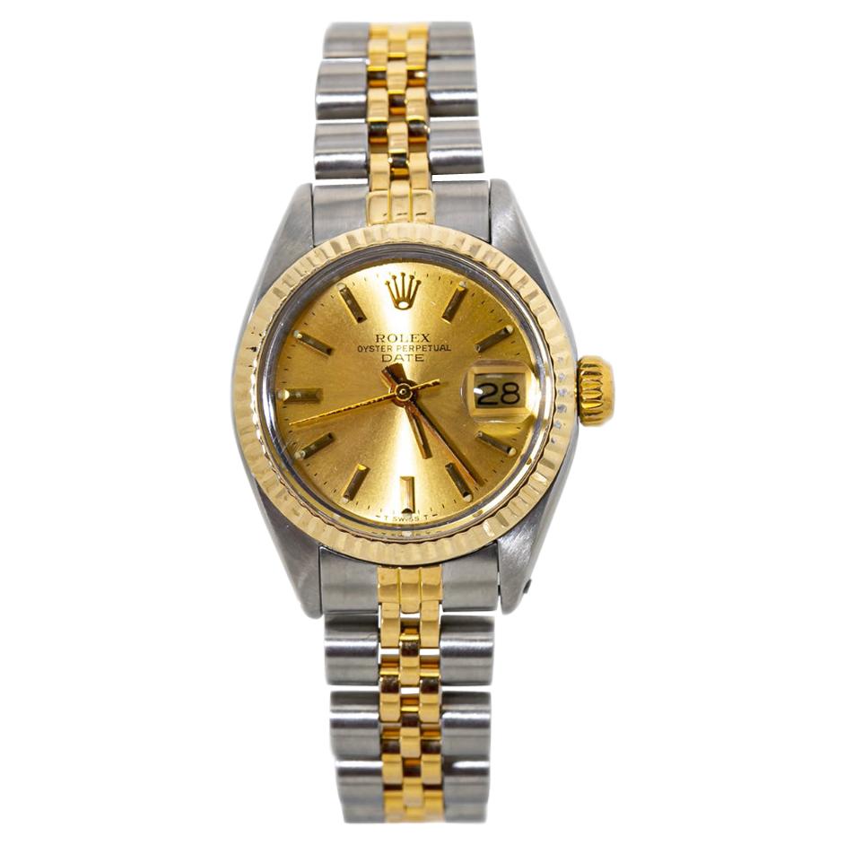 Rolex Date 6917 18K Two Tone Automatic Ladies Watch