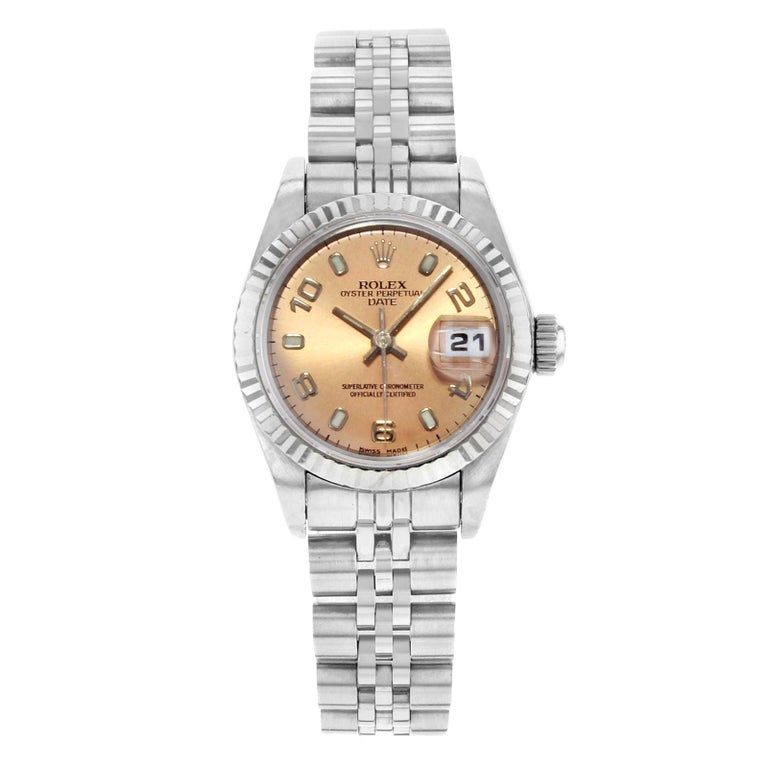 rolex day date salmon dial