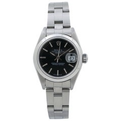Rolex Date 79160, Black Dial, Certified and Warranty