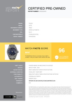 Rolex Date 79240, Black Dial, Certified and Warranty