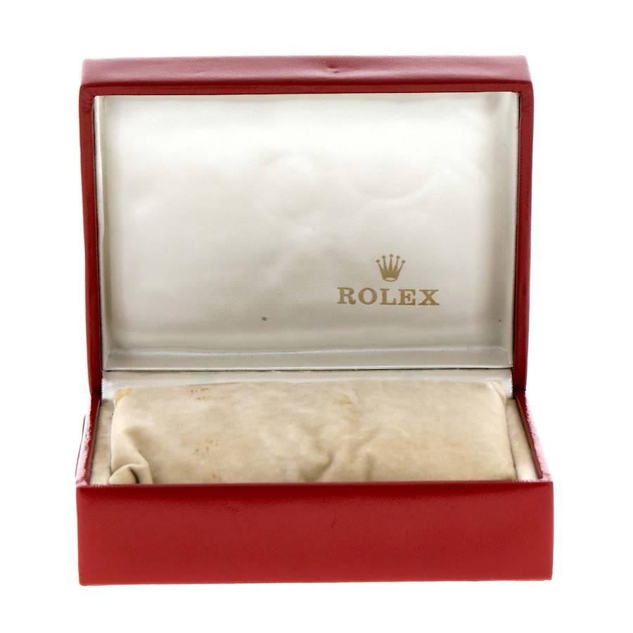 Rolex Date Black Dial Oyster Bracelet Steel Ladies Watch 69160 For Sale 7
