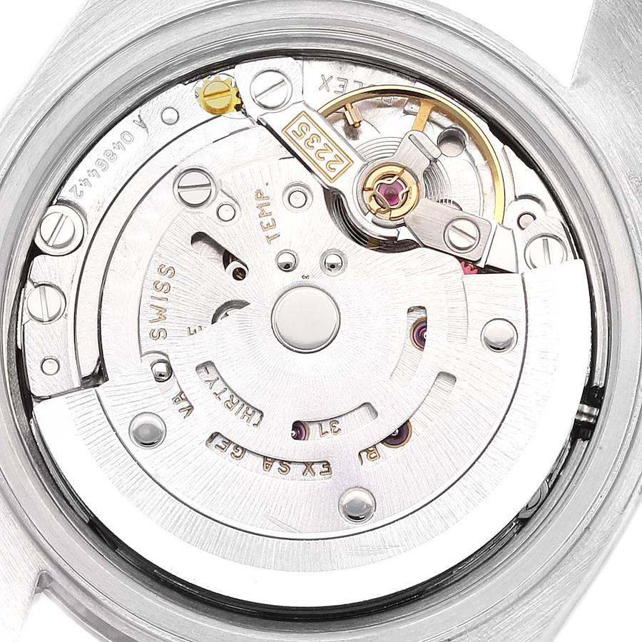 Rolex Date Black Dial Oyster Bracelet Steel Ladies Watch 79160 Papers 1
