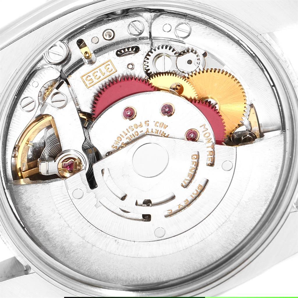 Rolex Date Black Dial Oyster Bracelet Steel Men's Watch 115200 For Sale 4