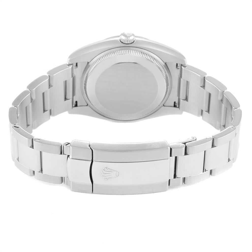 Rolex Date Black Dial Oyster Bracelet Steel Men's Watch 115200 For Sale 5