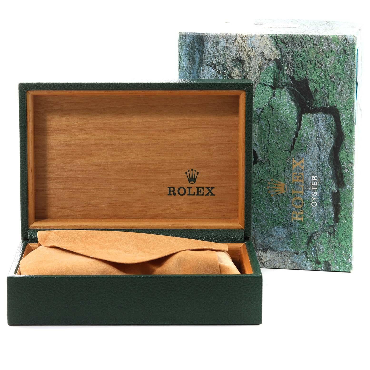 Rolex Date Schwarzes Oyster-Armband Stahl-Herrenuhr mit Zifferblatt 15200 8