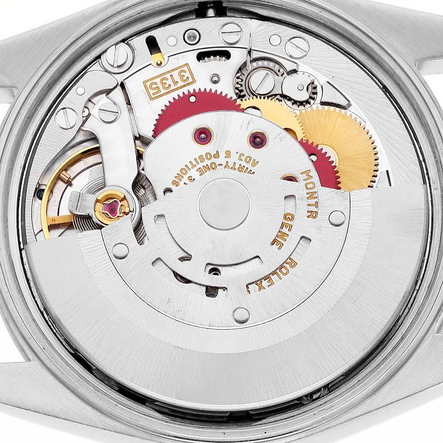 Rolex Date Black Dial Oyster Bracelet Steel Mens Watch 15200 4