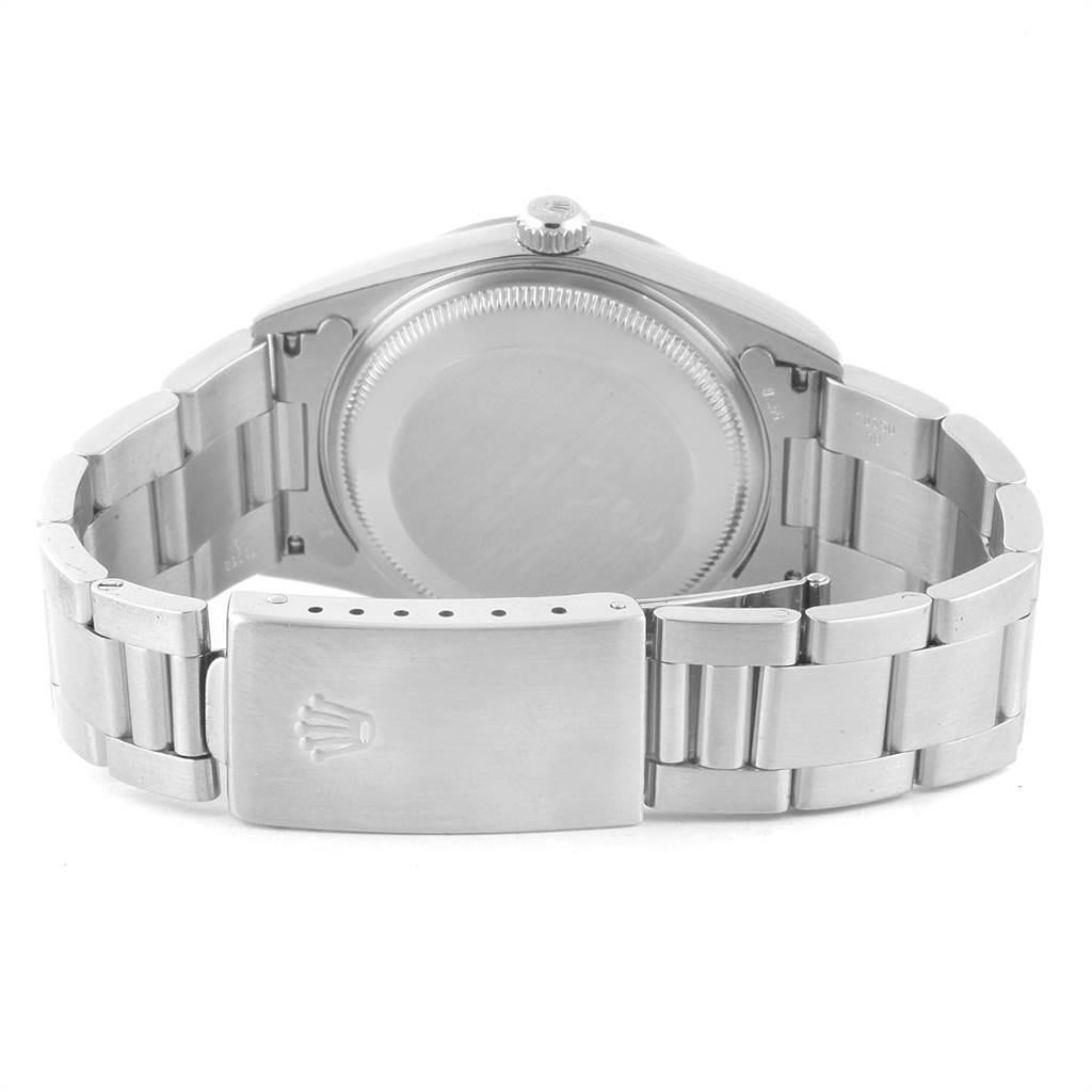 Rolex Date Black Dial Oyster Bracelt Steel Men's Watch 15200 For Sale 3