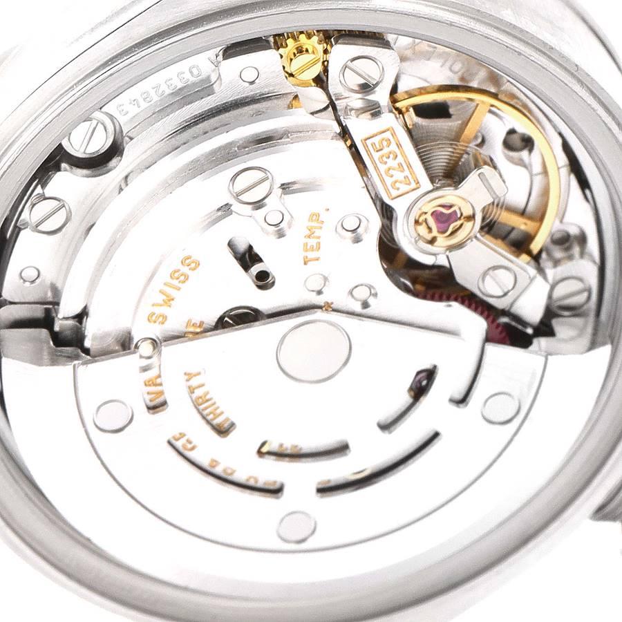 Rolex Date Black Dial Smooth Bezel Steel Ladies Watch 79160 For Sale 2