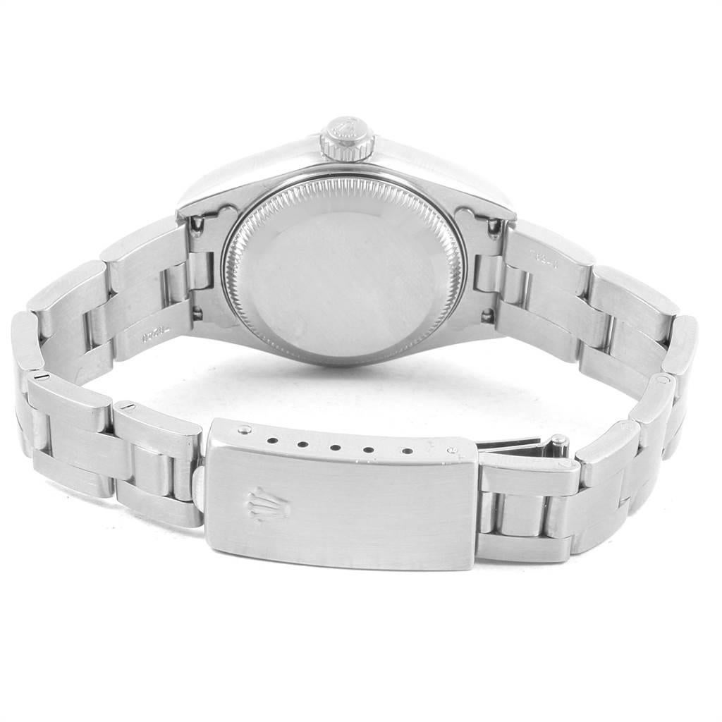 Rolex Date Blue Dial Oyster Bracelet Steel Ladies Watch 79160 6