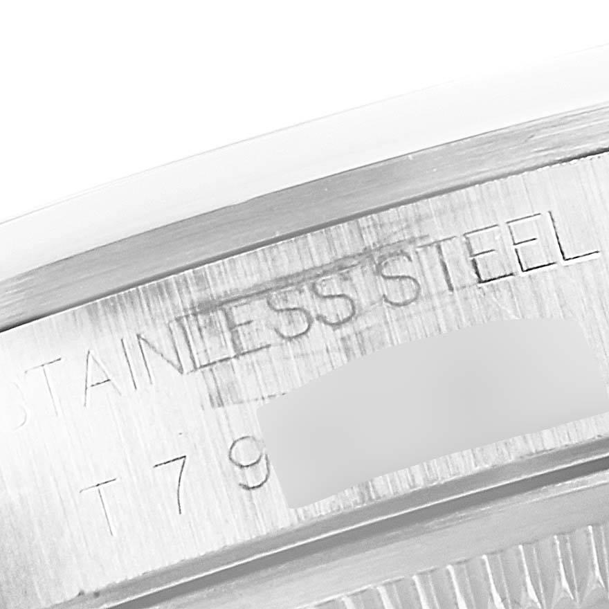 Rolex Date Blue Dial Oyster Bracelet Steel Men's Watch 15200 In Excellent Condition For Sale In Atlanta, GA