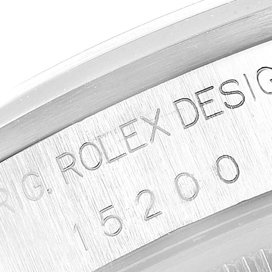 Rolex Date Blue Dial Oyster Bracelet Steel Men's Watch 15200 For Sale 1