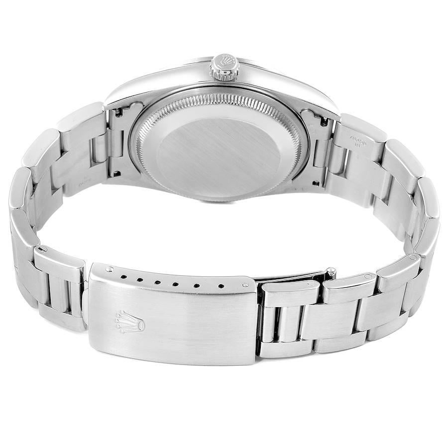 Rolex Date Blue Dial Oyster Bracelet Steel Men's Watch 15200 For Sale 3