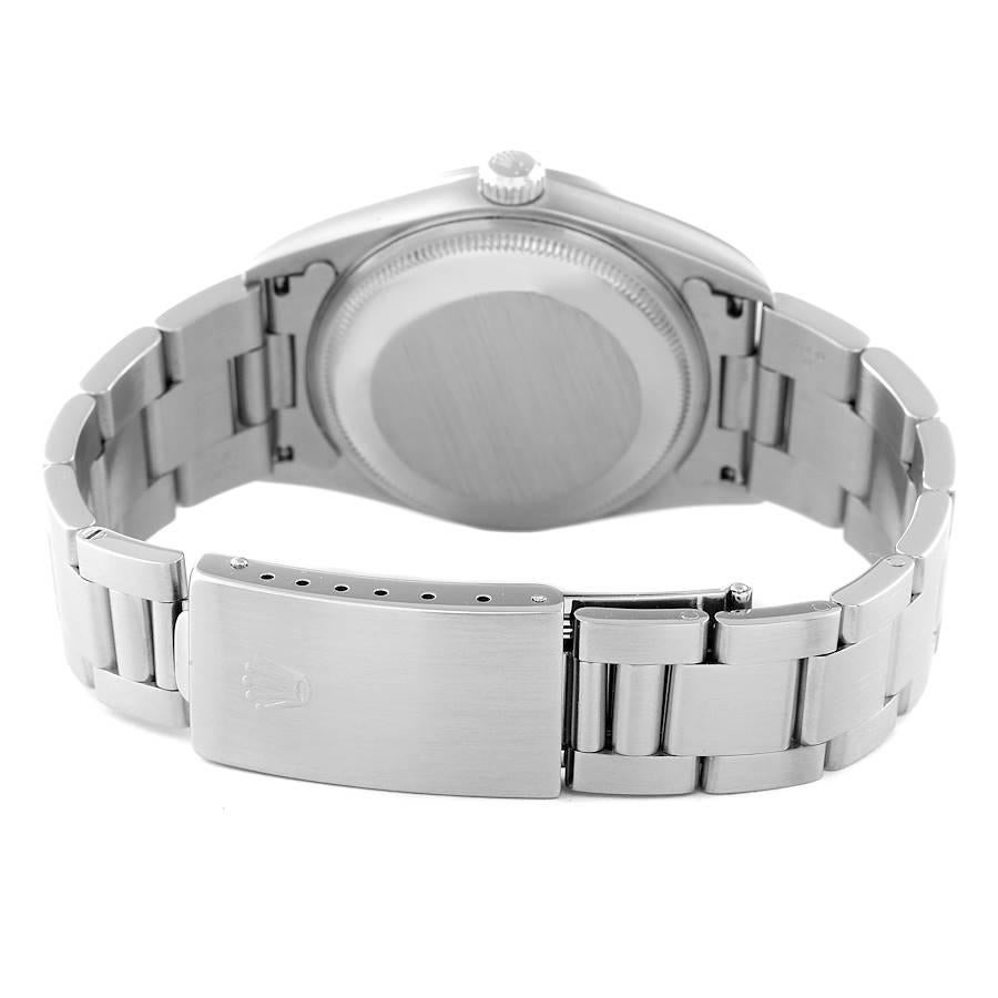 Rolex Date Blue Dial Oyster Bracelet Steel Mens Watch 15200 4