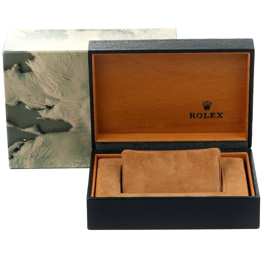 Rolex Date Domed Bezel Oyster Bracelet Steel Men's Watch 15200 Box For Sale 8