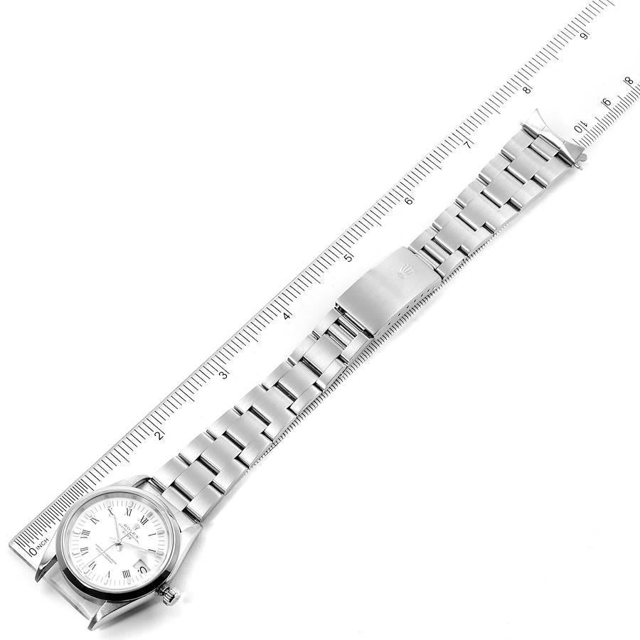 Rolex Date Domed Bezel Oyster Bracelet Steel Men's Watch 15200 For Sale 7