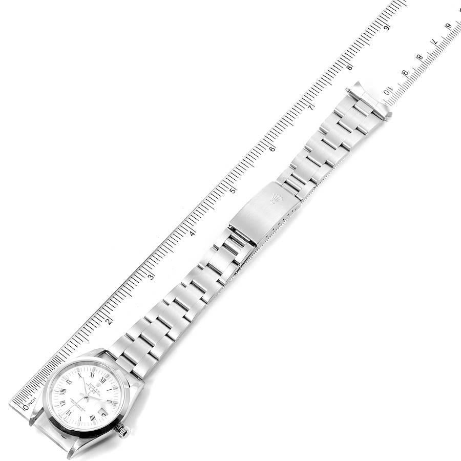 Rolex Date Domed Bezel Oyster Bracelet Steel Men's Watch 15200 For Sale 7