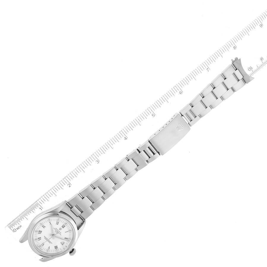 Rolex Date Domed Bezel Oyster Bracelet Steel Mens Watch 15200 For Sale 3