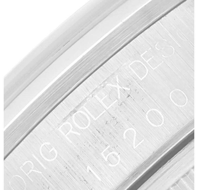 Men's Rolex Date Domed Bezel Oyster Bracelet Steel Mens Watch 15200 For Sale