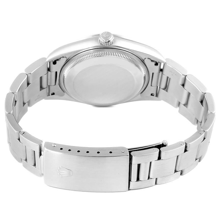 Rolex Date Domed Bezel Oyster Bracelet Steel Men's Watch 15200 For Sale 6