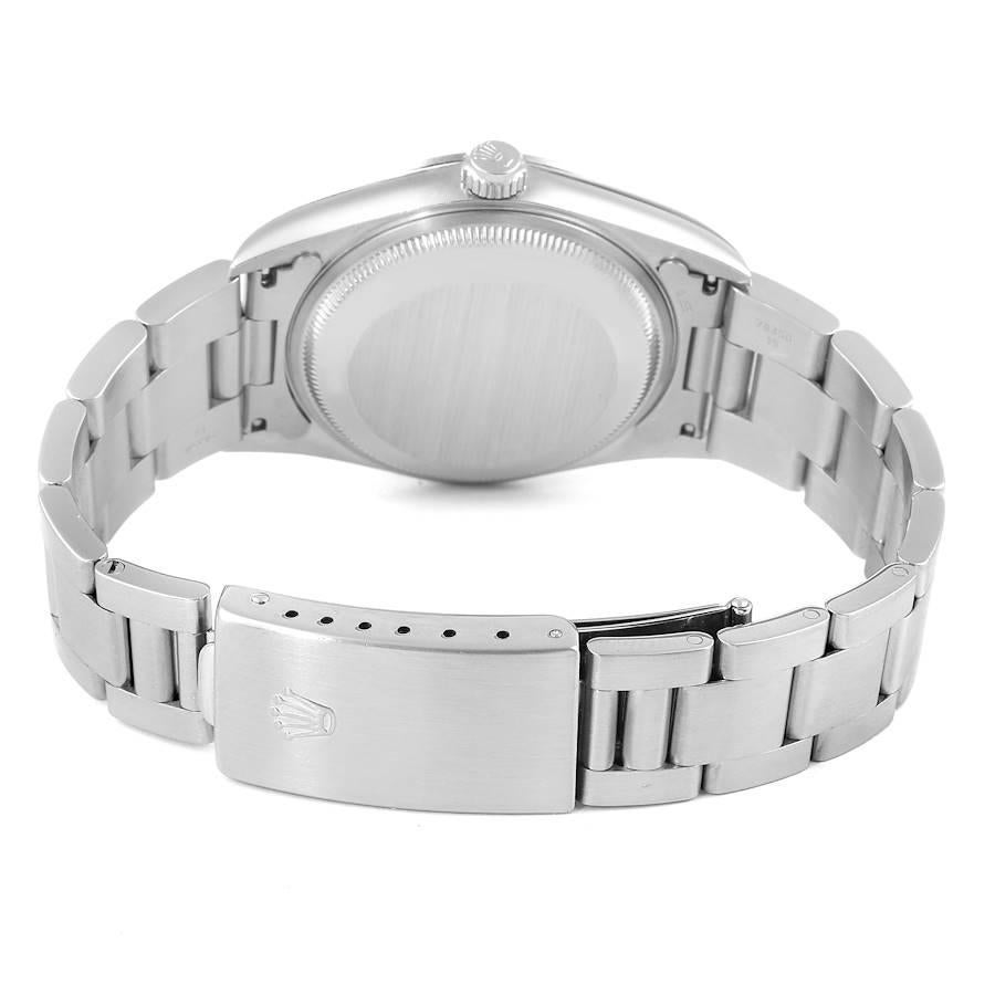 Rolex Date Domed Bezel Oyster Bracelet Steel Men's Watch 15200 For Sale 6